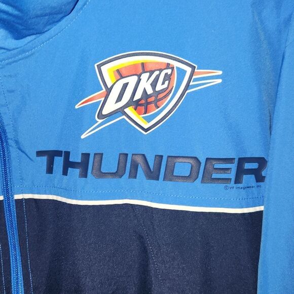 Oklahoma City Thunder Windbreaker Jacket M - Picture 2 of 3
